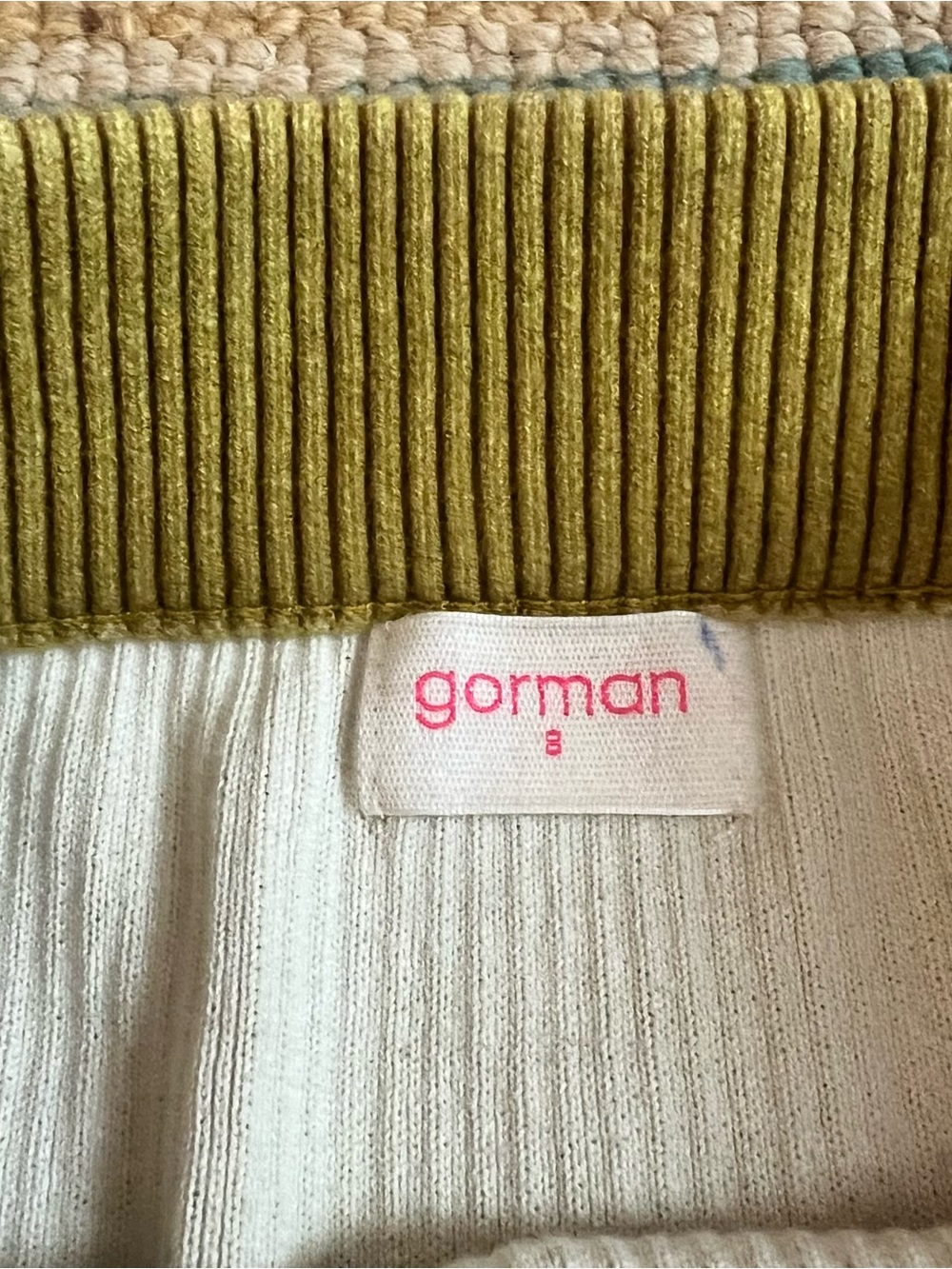 Gorman Living Colours Knit Skirt, Multicolor Rainbow dip dyed - Picture 4 of 6